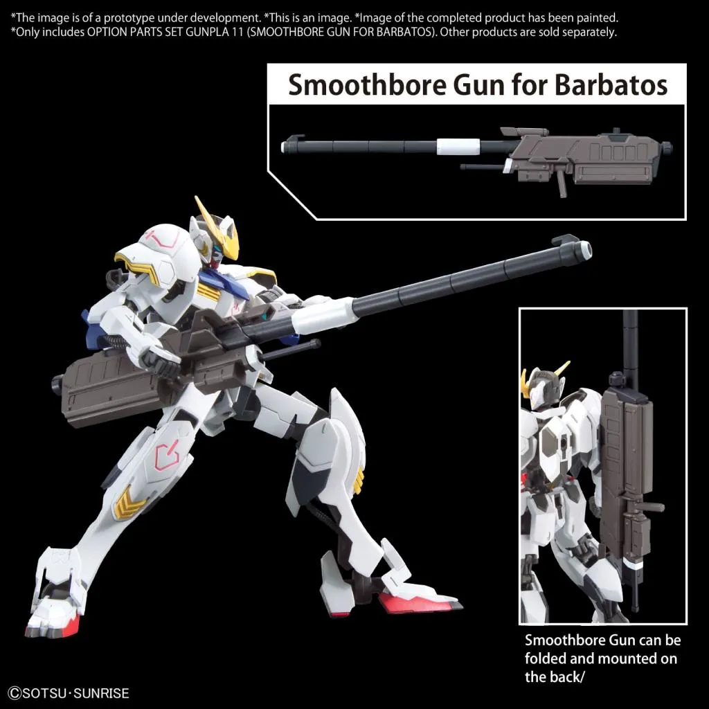GUNDAM -Option Parts Set Gunpla 11 (Smoothbore Gun Barbatos)-Model Kit